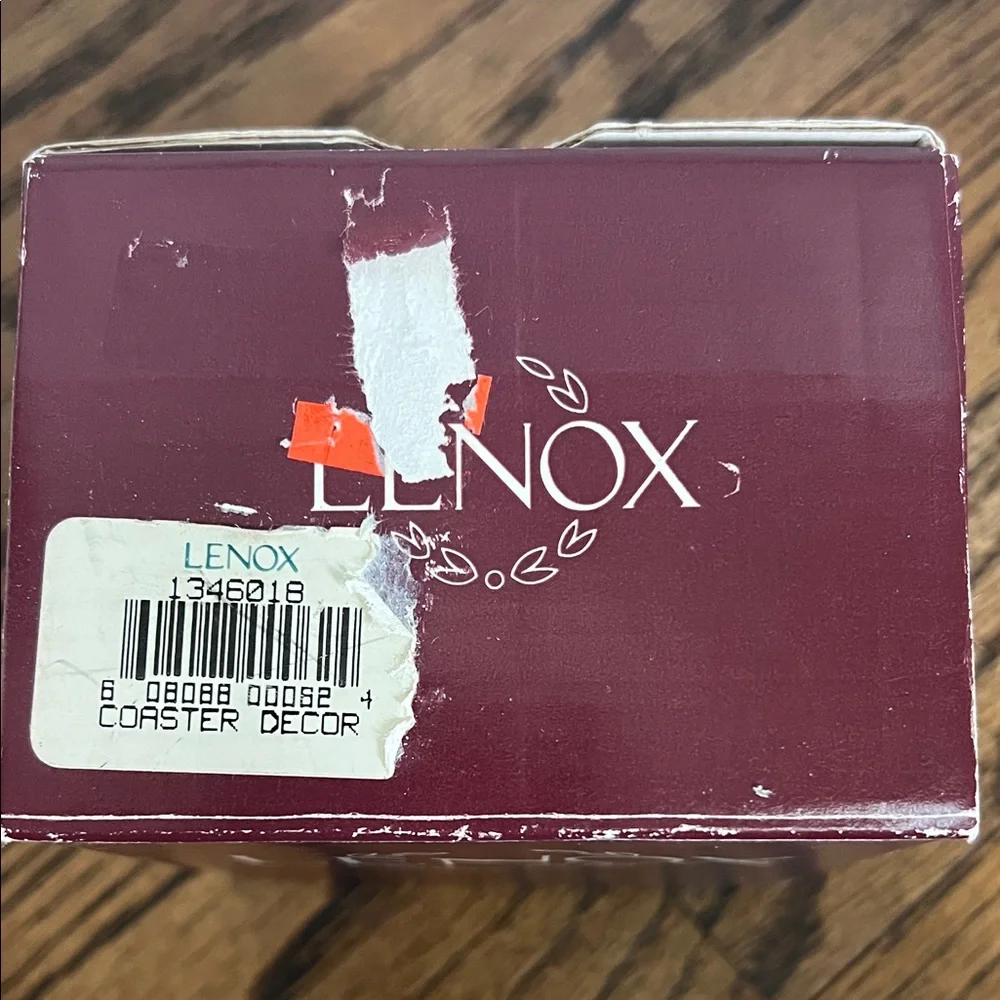 Lenox NWT Crystal Coasters Set of Eight Vintage Cut Glass Design Original Boxes